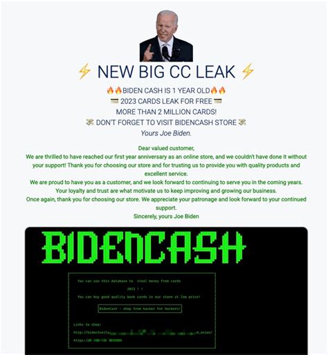 card leaks|Over 2 Million Cards Leaked By BidenCash